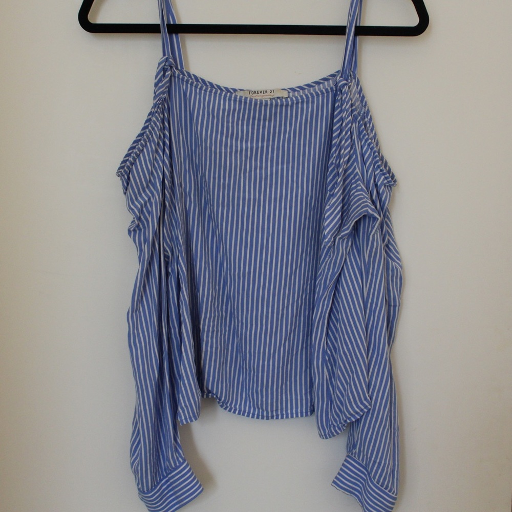 Forever21 cold shoulder top